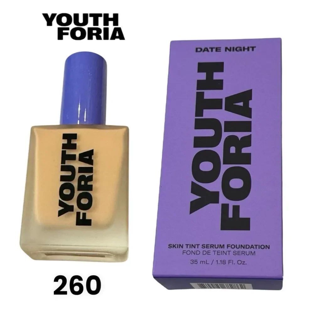Youth Foria Date Night Skin Tint Serum Foundation 260
